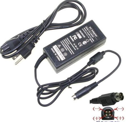 NEW Viewsonic VX2000 LCD Monitor Wall FOR 4-Pin AC Adapter Charger Supply Cord